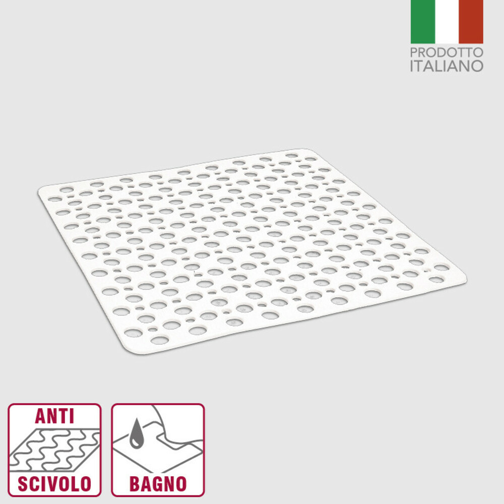 TAPPETO DOCCIA SAFE CM.53X53 BIANCO