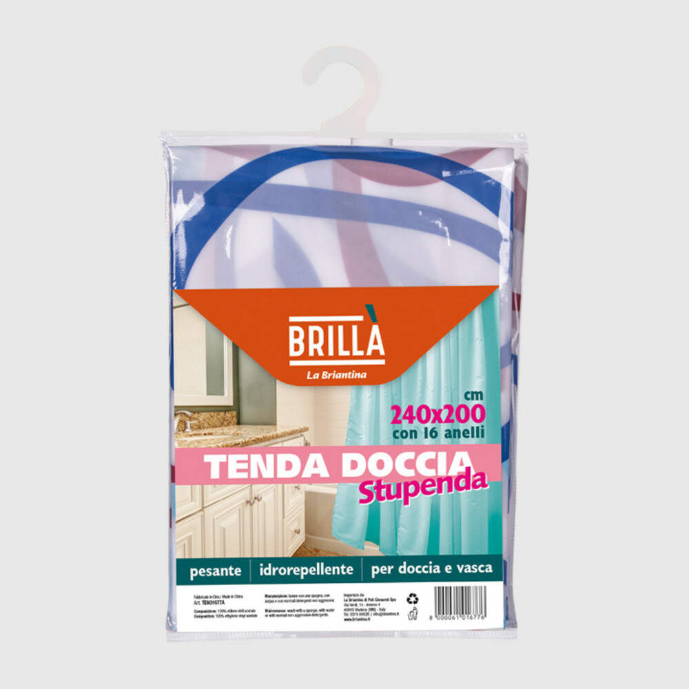 TENDA DOCCIA STUPENDA III^MIS.240X200