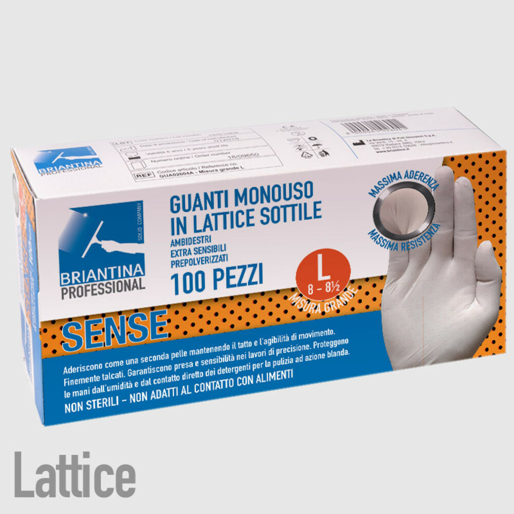 GUANTI SENSE USA E GETTA 100 PZ GRANDE